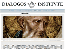 Tablet Screenshot of dialogos-institute.org